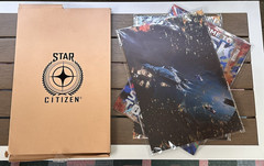 Limited Edition 2026 Cloud Imperium Star Citizen Levski Metal Poster Set 3 + Box