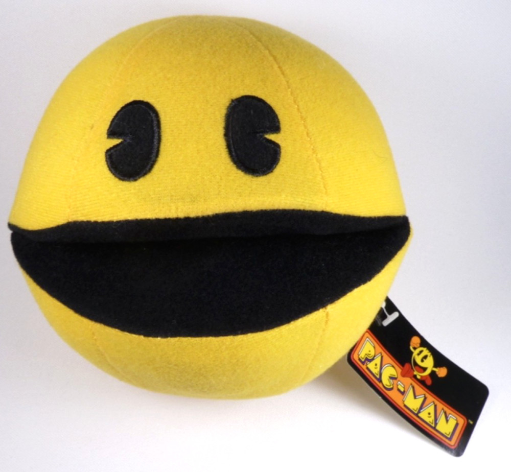 Namco Bandai 6″ Pac-Man Yellow Plush w/Tags Toy Factory 2010