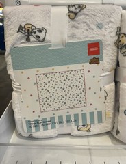 Nintendo Store NY Animal Crossing Village Home Collection Plush Blanket NWT