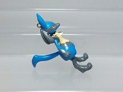 Pokemon the Movie Lucario (Poseable) Figure Movic 2005 Japan J07 3in