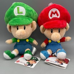 Baby Mario & Baby Luigi 6″ Stuffed Plush Toys by Sanei Little Buddy – YOU PICK