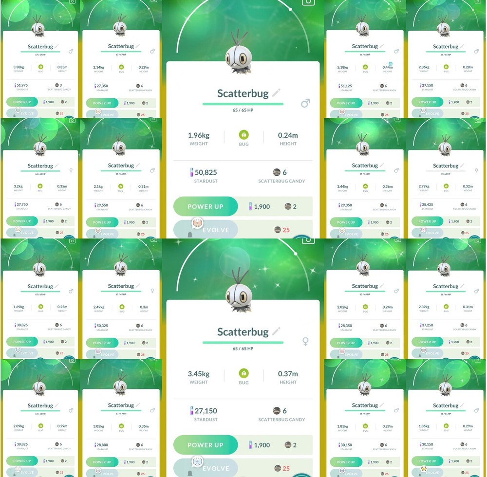 Shiny Scatterbug – All Region – P T C