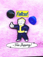 New Fallout Vault Boy Thumbs Up for Success Pin for Collectors