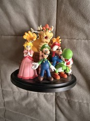 2010 Club Nintendo Super Mario Brothers Figurine Scene Statue