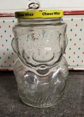 1989 Super Mario Bros Kraft Cheez Whiz Glass Jar 7″ Inches With Mario Lid B