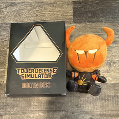 Tower Defense Simulator Molten Boss Plush Doll Figure with Box