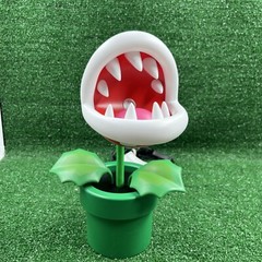 Nintendo Super Mario Bros. 12” Piranha Plant Poseable Desk Table Lamp Light USB