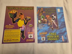 Super Mario 64 Nintendo Power Poster Metal Mario The Source Magazine 17×22″