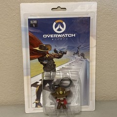 Overwatch McCree #1 Comic Book & Action Figure Backpack Hanger