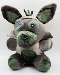 FNAF Five Nights at Freddy’s Phantom Foxy Plush Shiny Silver Gray