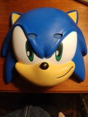 SEGA Original Sonic The Hedgehog Plastic Halloween Mask Cosplay Cartoon