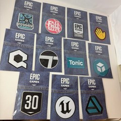 Epic Games Exclusive Patch Set of 11 Brand New Sealed Lot