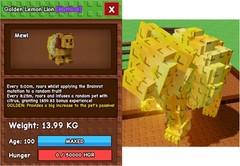 Golden Lemon Lion Age 100 ‼️🌱🪴Grow A Garden🌿 ⚡CHEAPEST ‼️⚡ FAST DELIVERY‼️