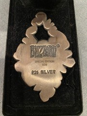 RARE LIMITED VERSION of WoW Wrath of the Lich King Commemorative Silver Pendant