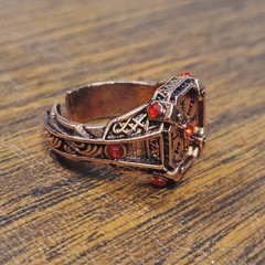 God Of War RING Kratos Greek Mythology Game Mens Jewelry Cosplay Novelty Ring
