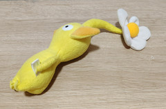 Pikmin Yellow Flower Sanei 2001 Nintendo Beanbag Plush Toy Japan Game 6″