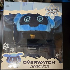 Overwatch Snowball Plush With 6 Interchange Eyes