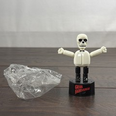 Rare Grim Fandango MANNY CALAVERA Promotional Push Puppet Toy Promo Collectible