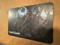 Shadow Of The Tomb Raider Lara Croft Limited Metal Plate Plaque 8″x5”