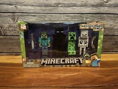 Minecraft Overworld Hostile Mobs Pack Figures Series #2 Mojang Jazwares NEW