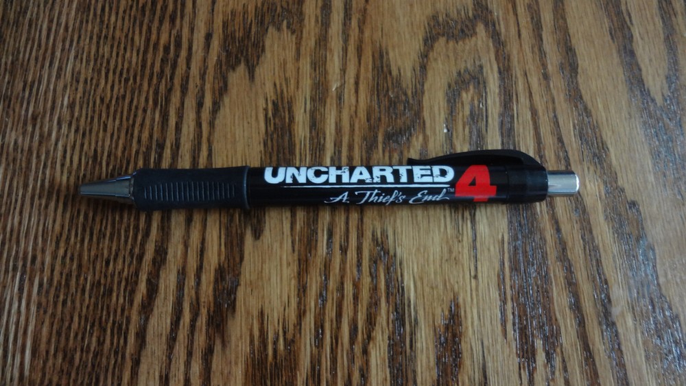 Uncharted 4 A Thief’s End Promotional Pen – Rare Promo Pen –