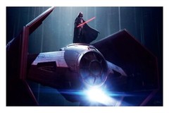 Star Wars: Rebels Darth Vader’s TIE Advanced x1 Lithograph Art Print 24×16 NEW