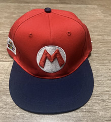 Nintendo Super Mario Bros. Mario Red & Blue “M” Logo Baseball Cap Hat