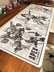 Apex Legends Large Mouse Pad 90x40CM RARE (JAPAN IMPORT) Valkyrie Wraith Wattson