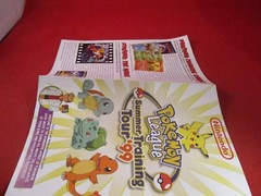 Pokemon League Summer Training Tour ’99 1999 Promotional Info Manual Leaflet