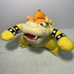 Super Mario Party 5 Bowser Plush Sanei Nintendo 2003. 10” Stuffed Animal Rare