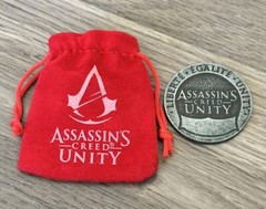 Assassin’s Creed Unity Coin with Velvet Pouch Loot Crate 2014 Exclusive B16