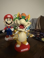 Vintage Nintendo Bowser Bobblehead 2001 ToySite BD&A Collectibles Super Mario