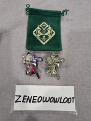 Blizzcon 2016 Series 3 Gold & Regular Diablo Wizard Li-Ming Pin Blizzard RARE!!!