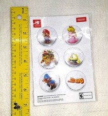 Nintendo Super Mario RPG Pins Set (6) Pins