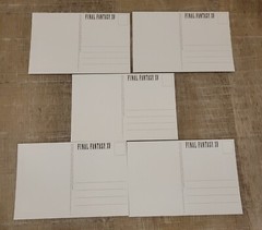 FINAL FANTASY XV POSTCARD 4 SETS OF 5 POSTCARDS FFXV FF15 20 IN TOTAL NO GAME