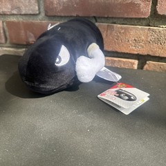 NEW Super Mario Bros Bullet Bill All Star Collection Plush 6″ Little Buddy 2017