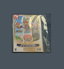 Super Mario 3D All Stars Walmart Exclusive Pre-Order Bonus Sticker Set UNOPENED