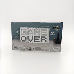 Paladone – 8-Bit Pixel Game Over Light Color Changing Sound Reactive Decor Video