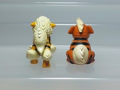 Arcanine Growlithe Pokemon Monster Collection Figure Set Tomy Japan G09 1.8in