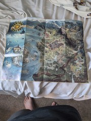 The Witcher 3 Wild Hunt Northern Realms Map Poster 13.5 x 17 in. Collectible