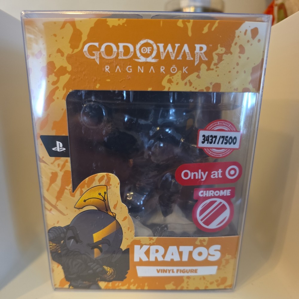 Youtooz Kratos Chrome Vinyl Figure God of War Ragnarök Limited Edition 7500