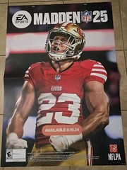 Madden 25 GameStop Window Poster Double Sided 33”x48”