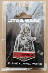 Darth Vader Pin Star Wars Disneyland Paris Badge NEW