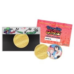 River City Girls Commemorative Gold Coin Limited Run Games 1.75″ Kyoko & Misako