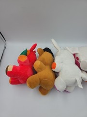 Five Nights at Freddy’s Plush Lot of 5 FNAF Helpy Freddy Foxy White Pink Fox GUC