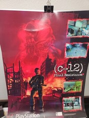 Playstation C-12 Retail Promo Poster 28in By 22in