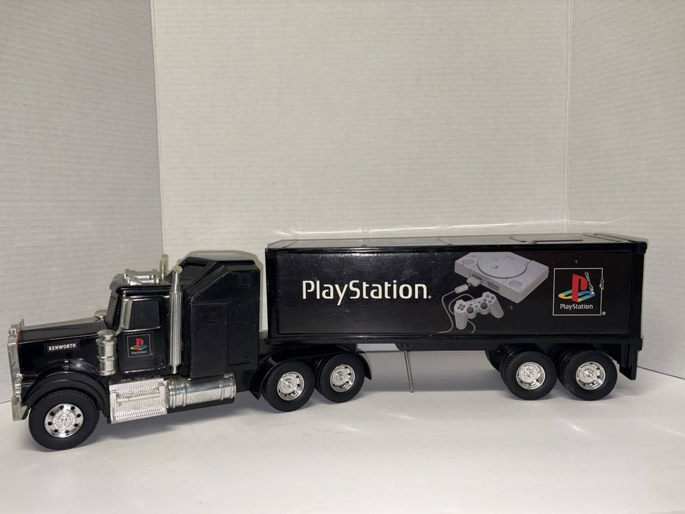 Playstation 1 PS1 Buddy L Semi Truck Tractor Trailer Logo Rare Collectible