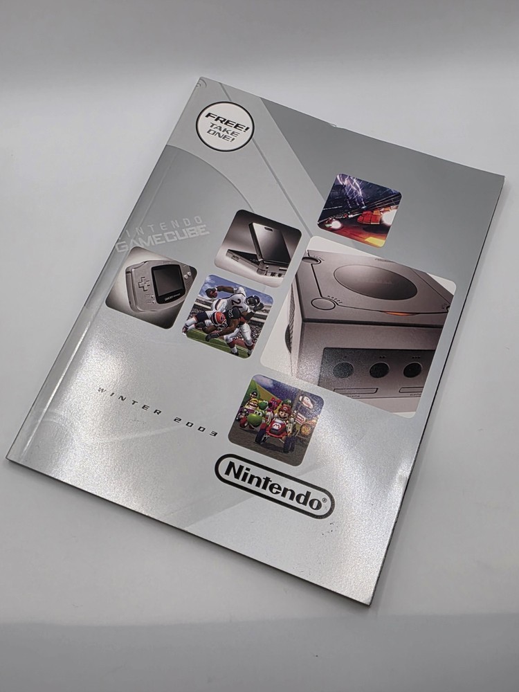 Nintendo GameCube GBA Winter 2003 Promo Booklet FREE Take One Rare Vintage