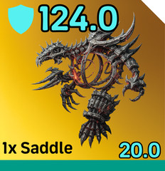 🔥 Max Armor Ossidon Saddle ARK Survival Ascended PVE PC/XBOX/PS5 ASA