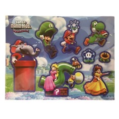 Super Mario Bros Wonder GameStop Preorder Exclusive Sticker Sheet Factory Sealed